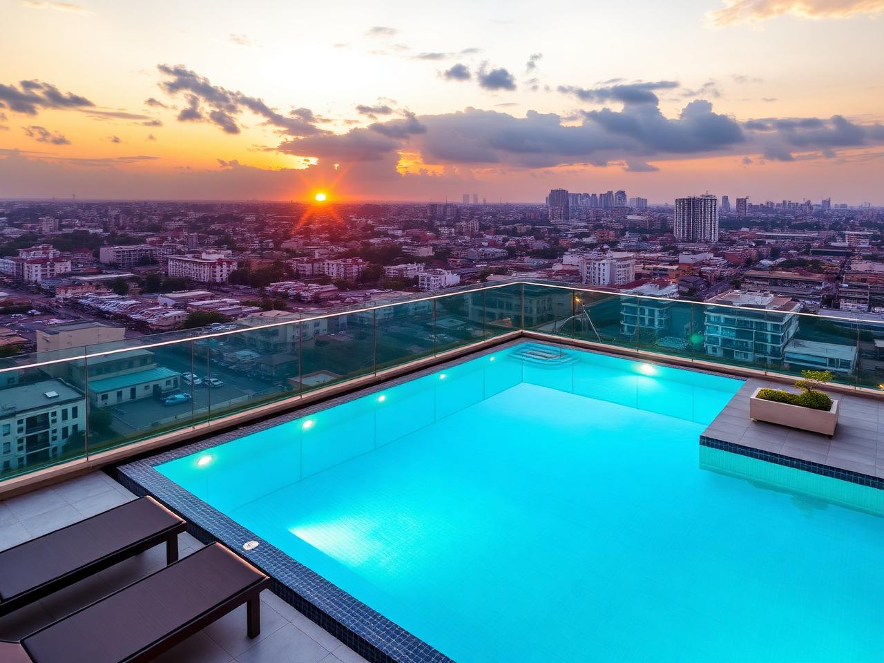 Penthouse rooftop Corniche